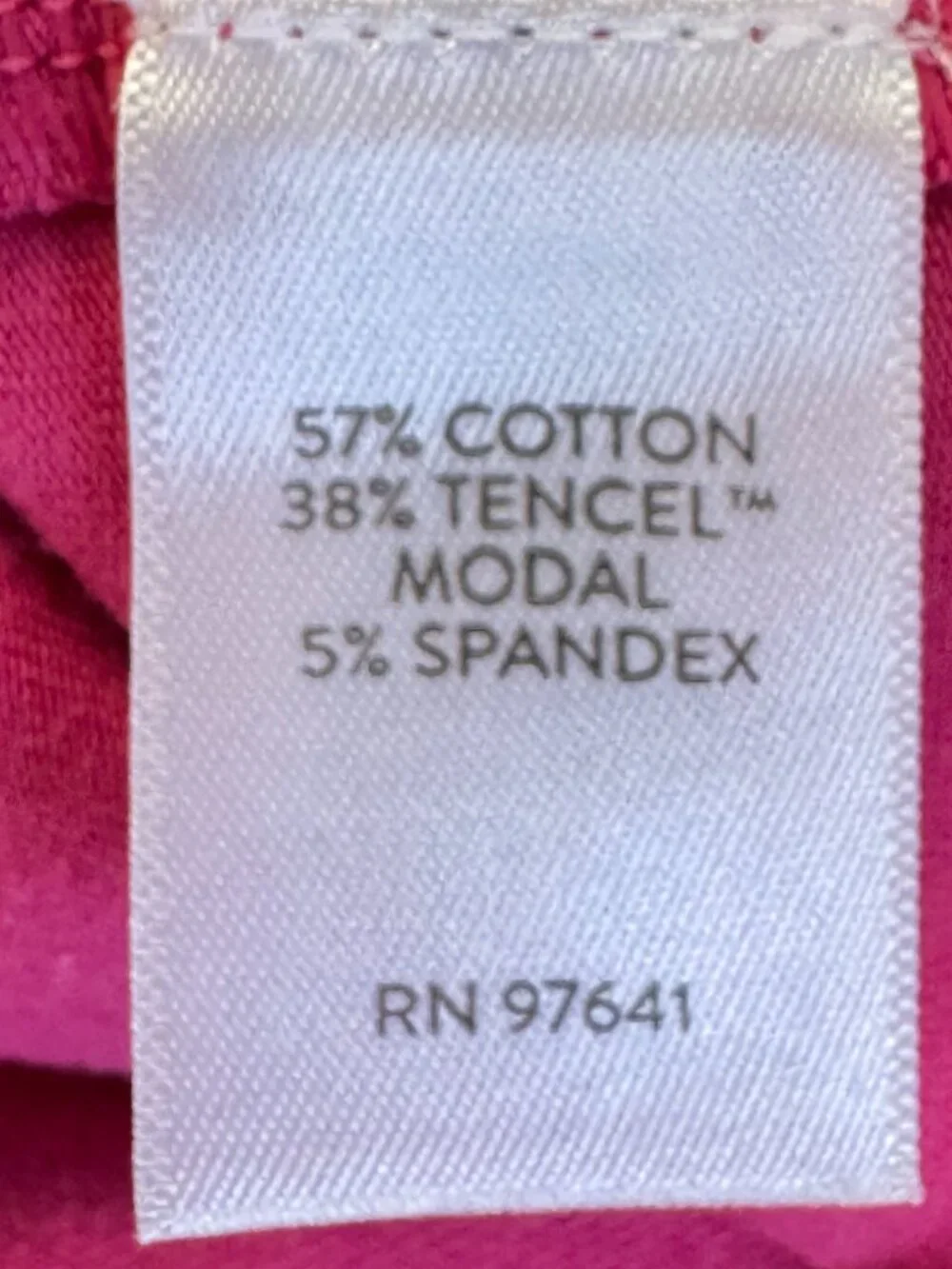 J. Jill Modal Knit Shift Dress Pockets Large V Neck Puffed Sleeve Hot Pink Beach